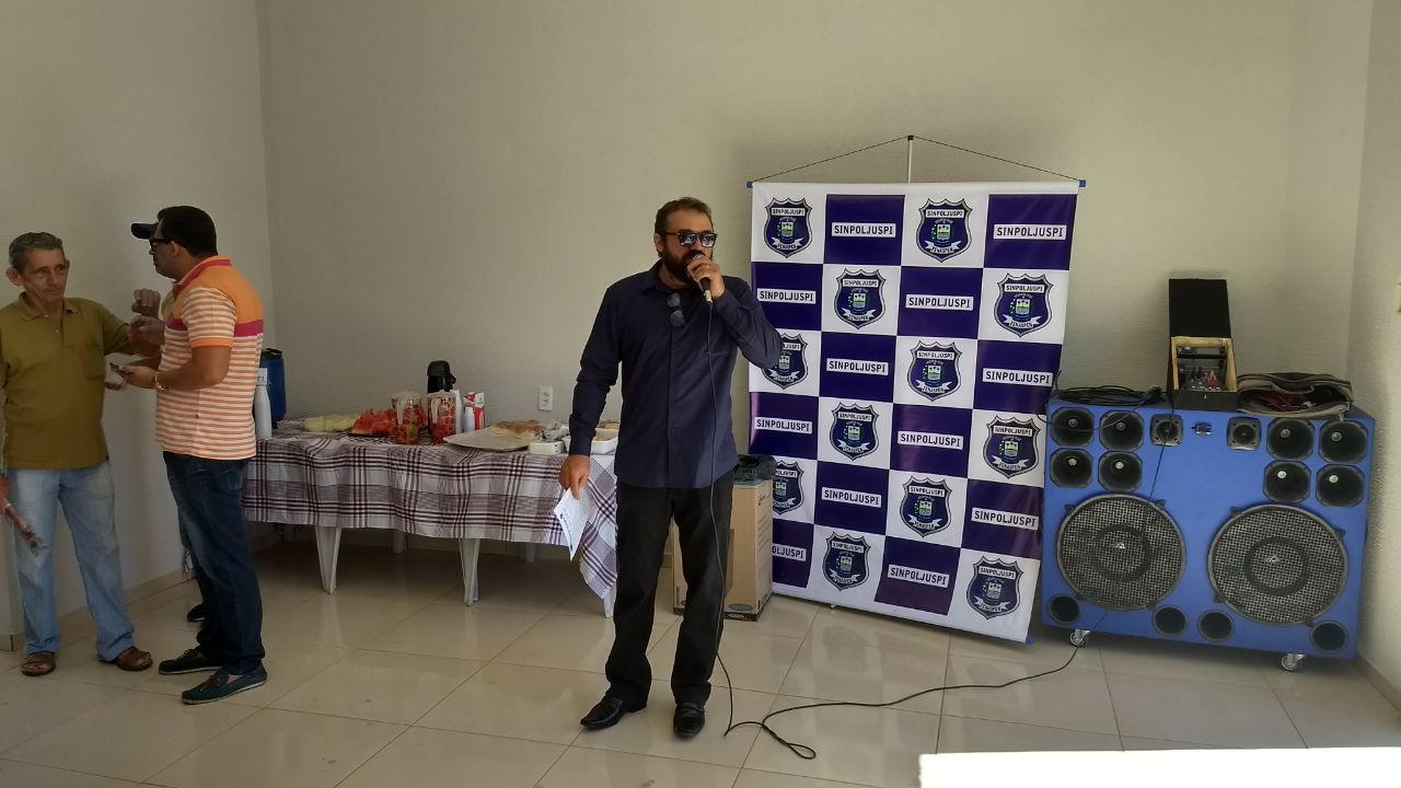 Vice-presidente do Sinpoljuspi, Kleiton Holanda