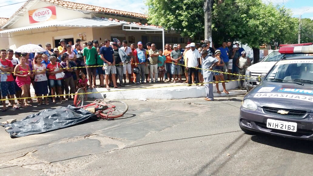 Idoso teve morte no local