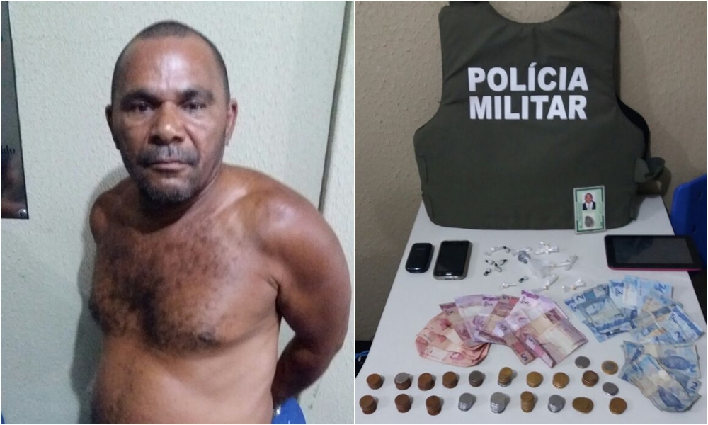 Rivaldo Luís Pereira e o material encontrado
