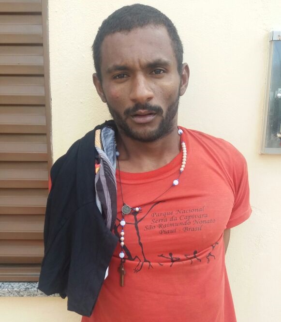 Wanderson Júnior da Silva foi preso por suspeita de assalto em Picos