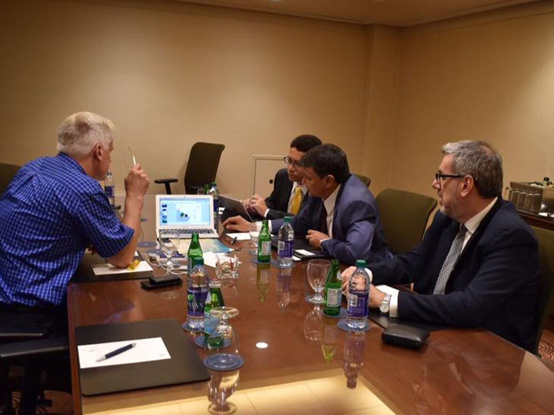 Wellington discute sobre evento internacional