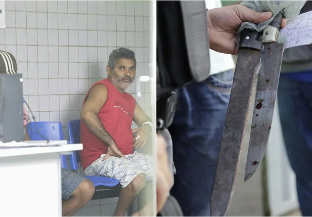 Francisco Teres e as facas usadas na briga