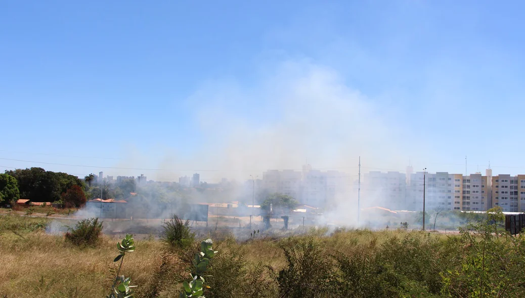 Diversos focos de incêndio foram encontrados no local 