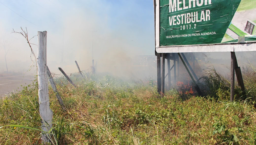 Houve um foco de incêndio ainda maior nas proximidades 