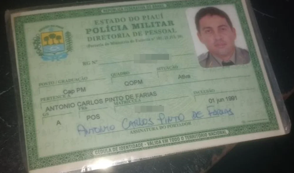 Capitão da Polícia Militar do Piauí Antônio Carlos Pinto Farias foi morto em Timon-MA