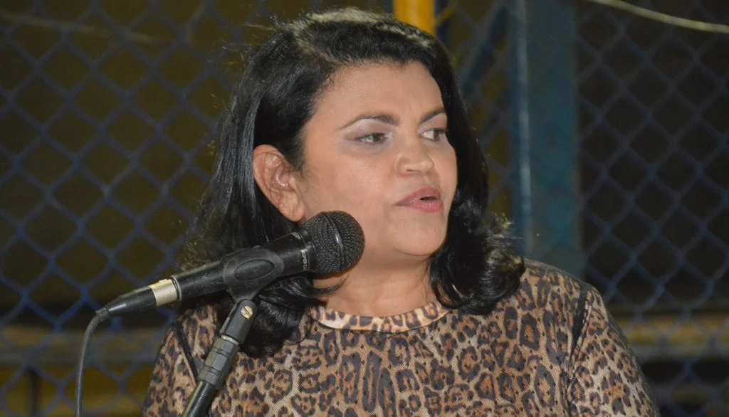 Secretária municipal de Educação, Rosilene Monteiro