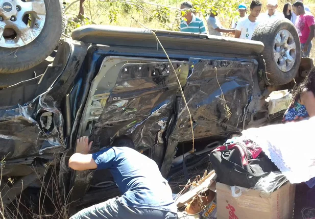 Carro envolvido no acidente