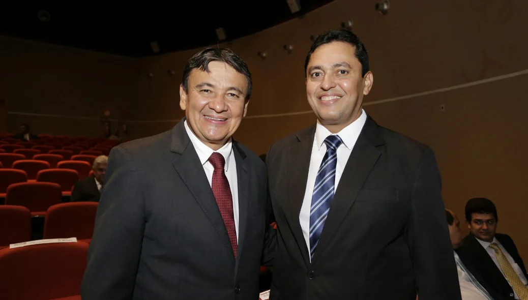 Wellington Dias e Cleandro Moura