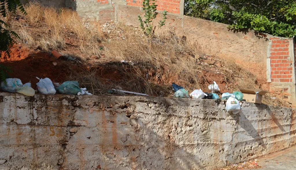 Lixo não é coletado desde a última quinta-feira.