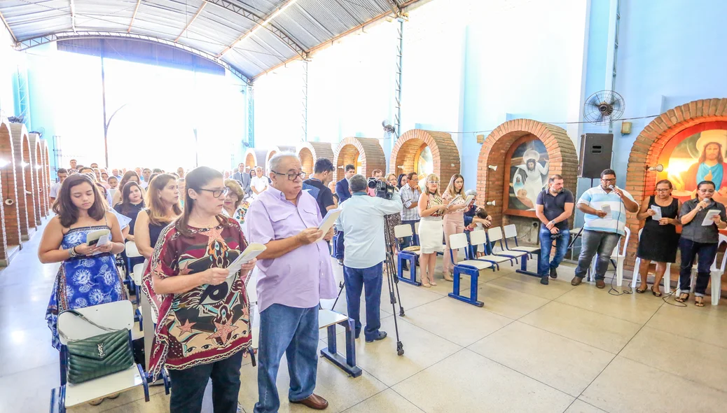 Missa em homenagem ao aniversário de Heráclito Fortes