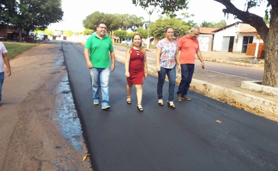 Obras na cidade de Esperantina 