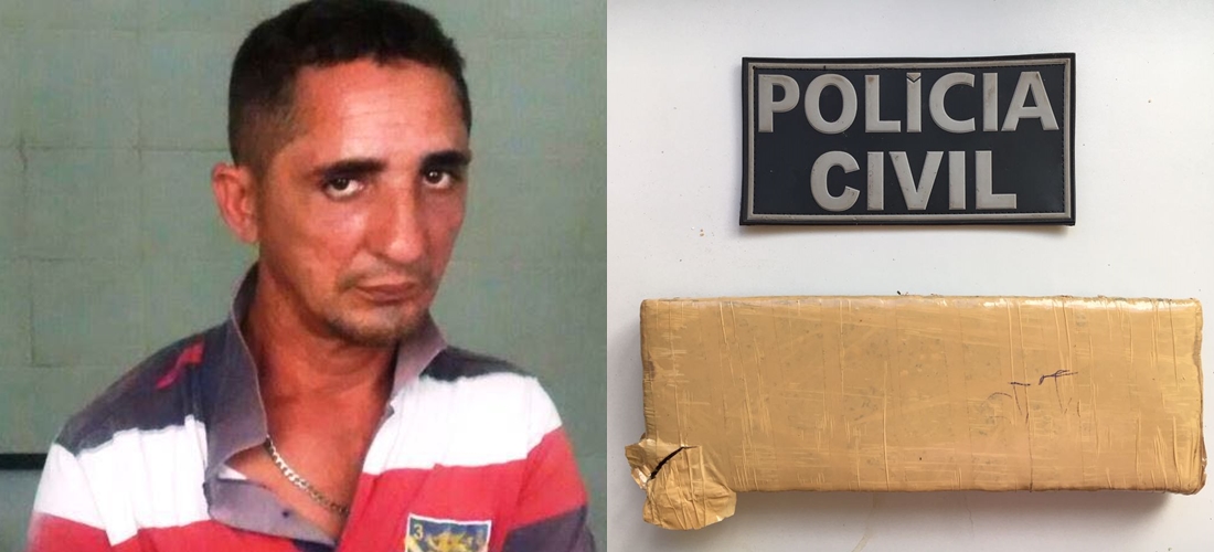 Luciano Alves da Cruz foi preso por suspeita de tráfico de drogas