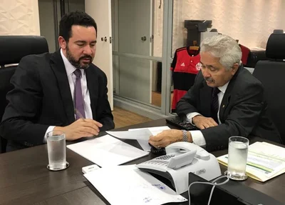 Senador Elmano Férrer com ministro Dyogo Oliveira