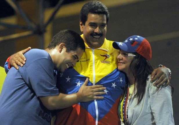 Nicolás Maduro e família