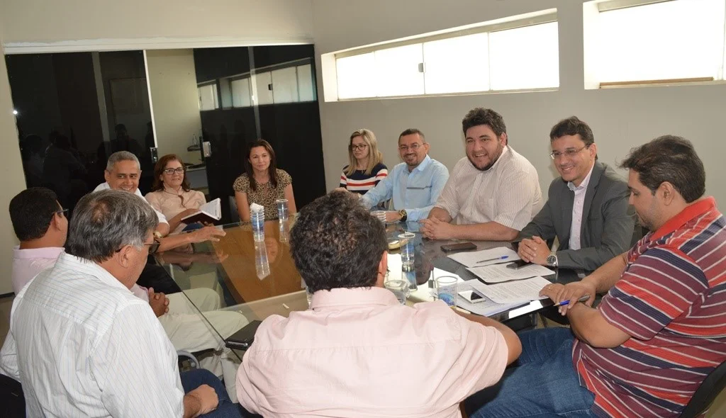 Reunião foi na Presidência da Câmara