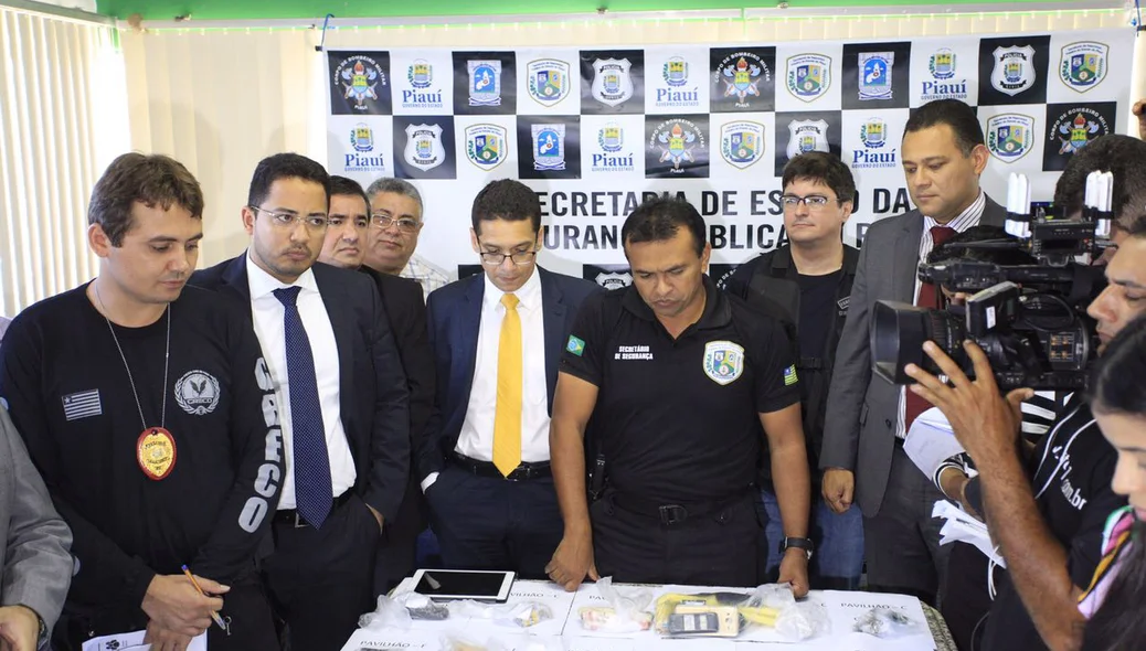 Coletiva de imprensa da Operação Conexão