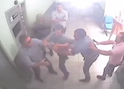 Briga na Central de Flagrantes de Teresina