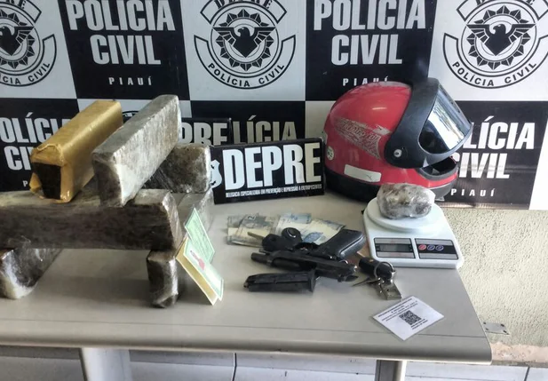 Material apreendido
