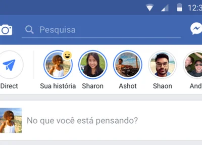 Facebook testa função stories para computadores