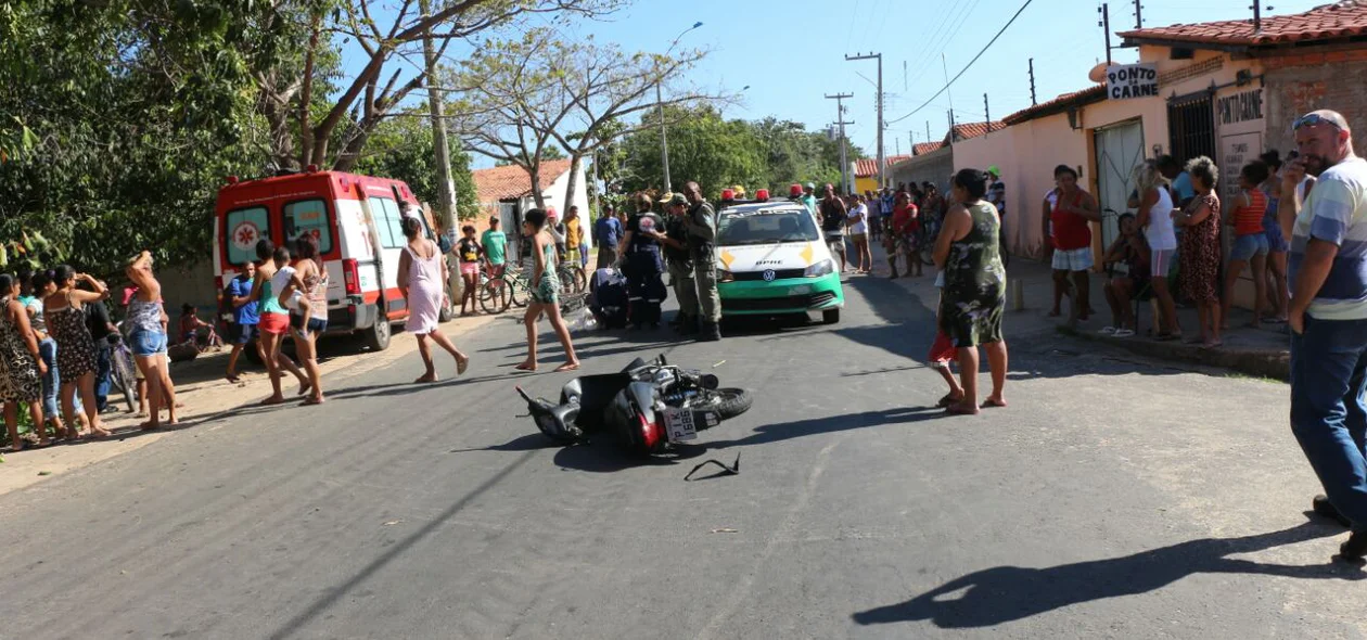 Acidente aconteceu na Avenida Boa Esperança, zona norte de Teresina