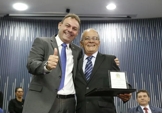 Jeová Alencar e o empresário Severino Pereira