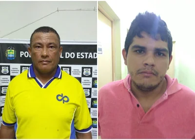 Presos na operação