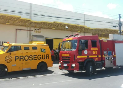 Sistema de segurança da Prosegur é acionado e bombeiros são acionados