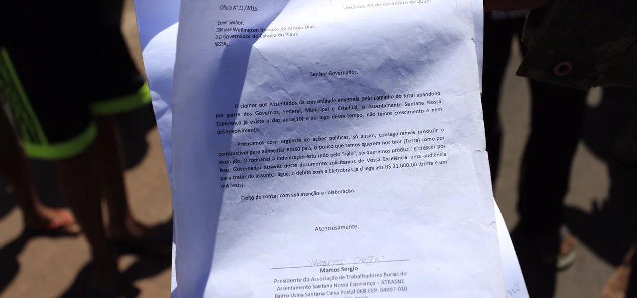 Moradores solicitam melhorias para o assentamento nossa esperança 