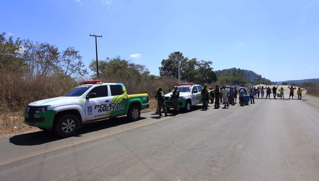 Polícia Militar esteve no local