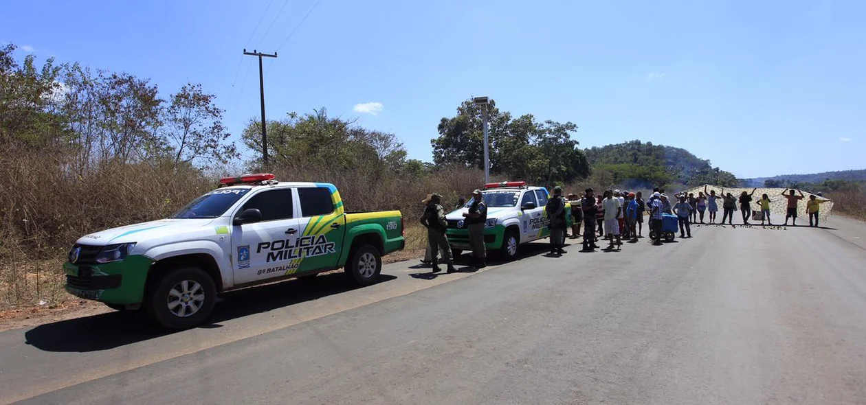 Polícia Militar esteve no local