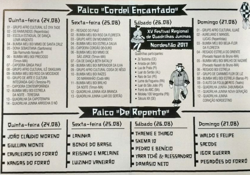 Apresentações do Encontro de Foguedos