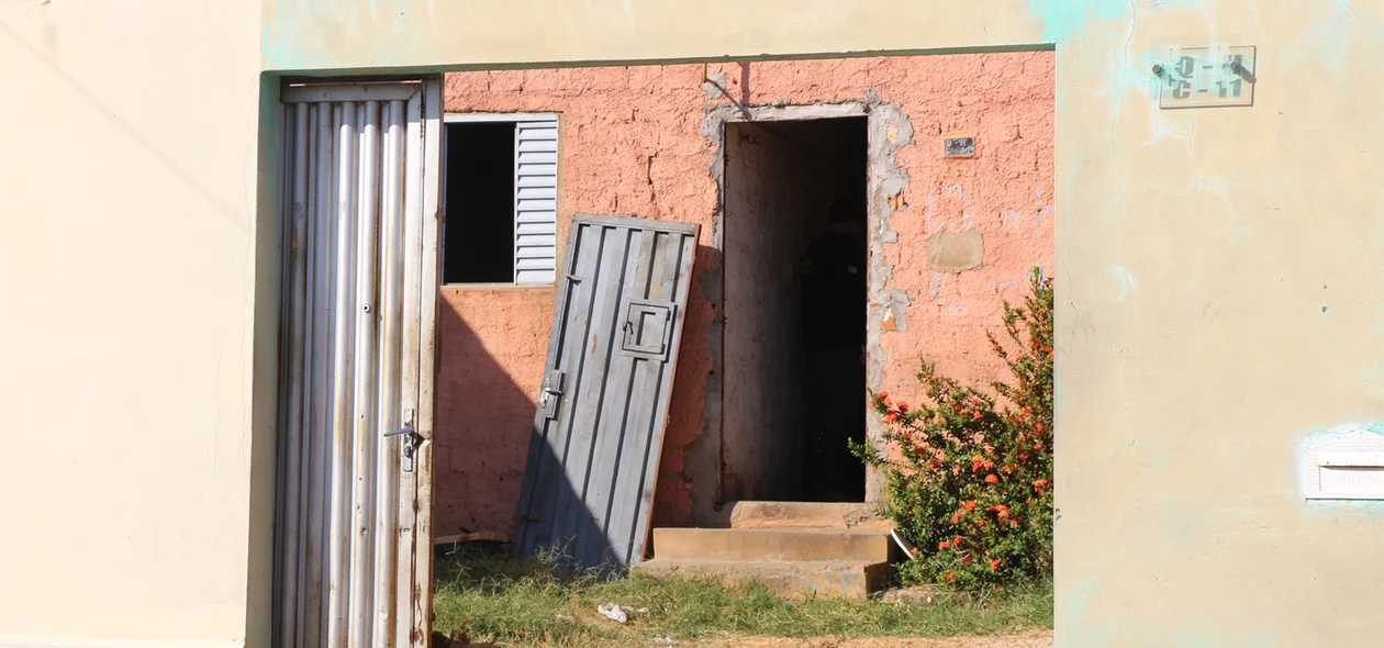 Casa onde foi encontrada as drogas