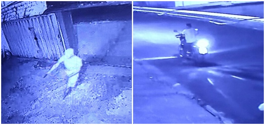 Imagens das câmeras de segurança