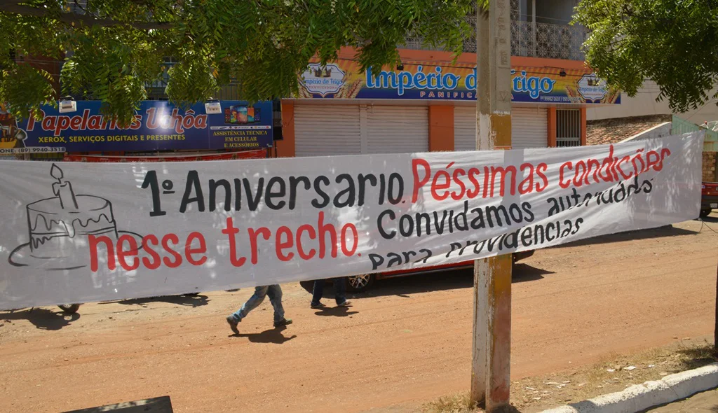 Moradores cobram solução para o problema