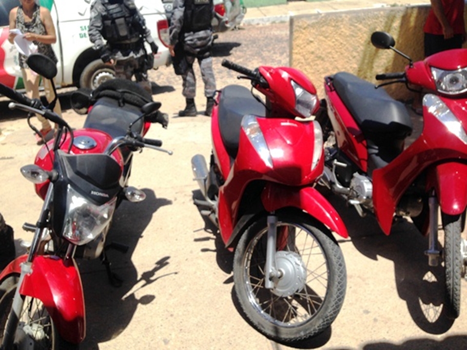 Motos apreendidas 