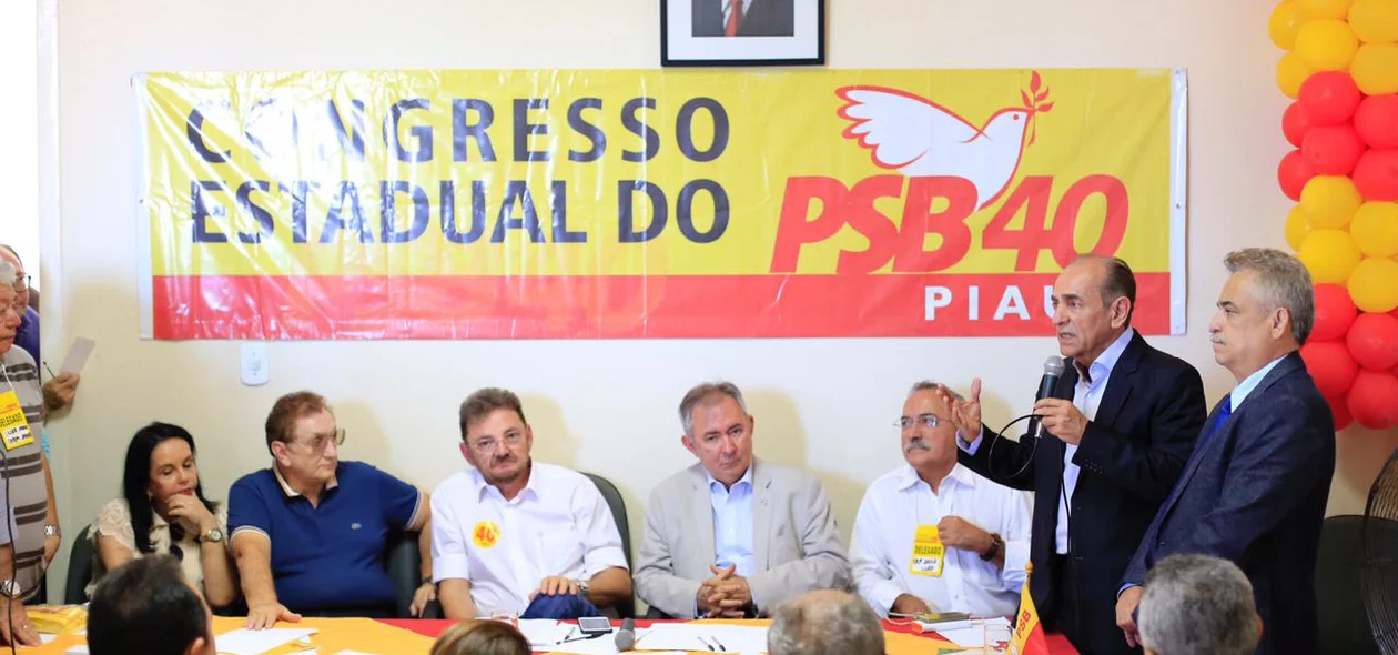 Marcelo Castro fala no encontro do PSB