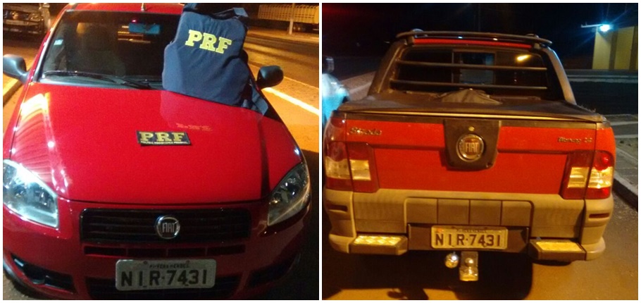 Carro recuperado pela PRF
