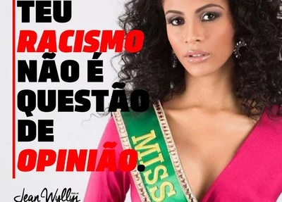 Deputado Jean Wyllys defende Miss Piauí Monalysa Alcântara
