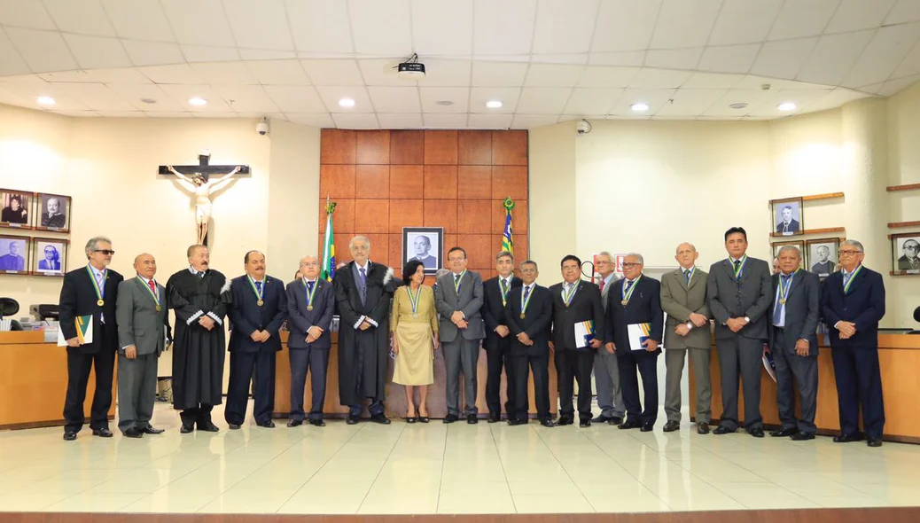 Homenageados na Corte Eleitoral