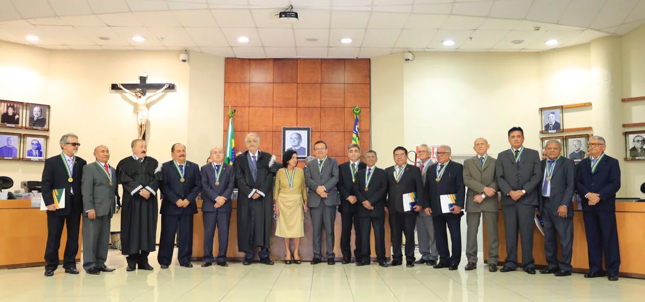 Homenageados na Corte Eleitoral