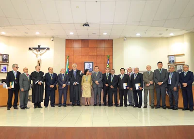 Homenageados na Corte Eleitoral