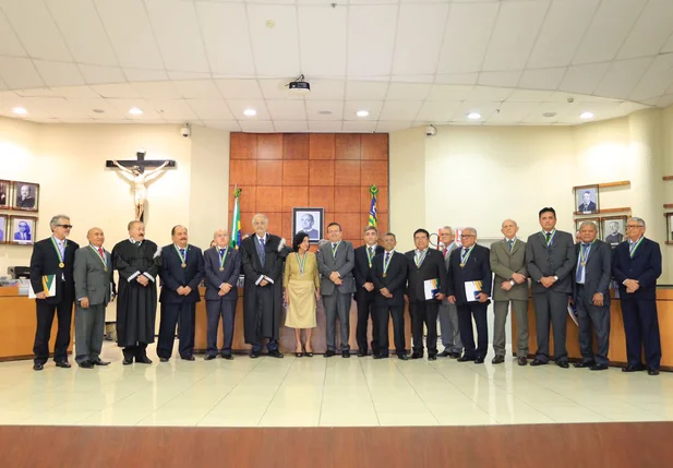 Homenageados na Corte Eleitoral