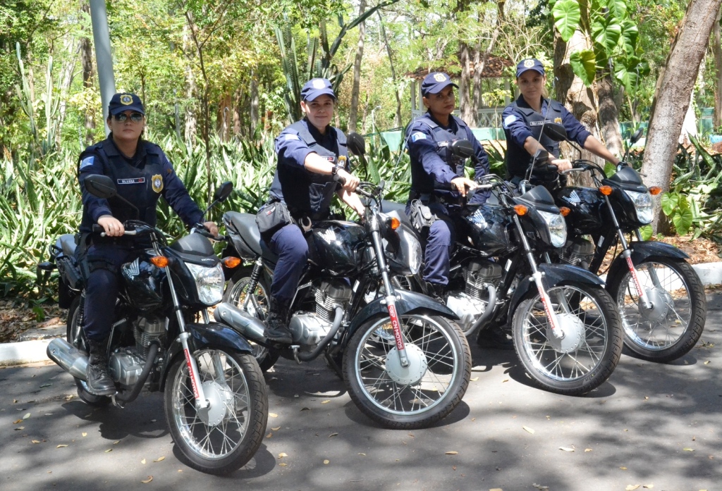 Motos serão usadas para policiamento em parques de Teresina