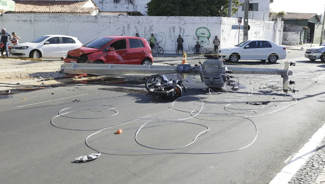 Acidente aconteceu no centro de Teresina