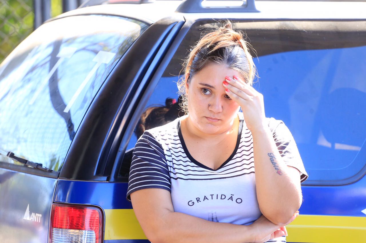 Manuela, presa com os entorpecentes