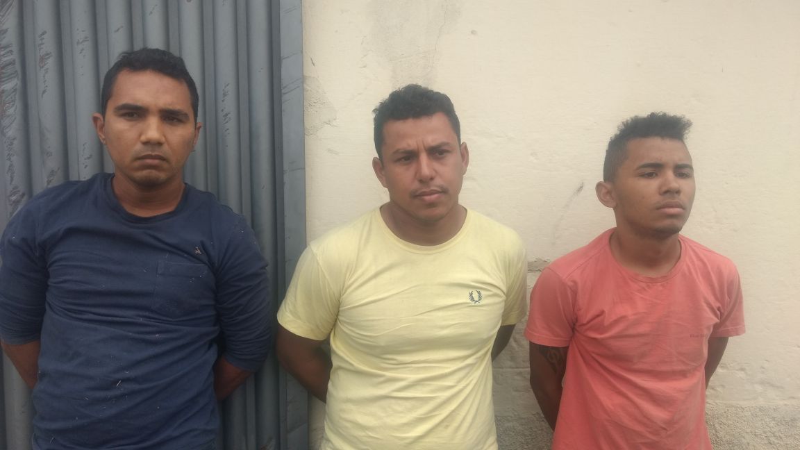 Suspeitos presos 