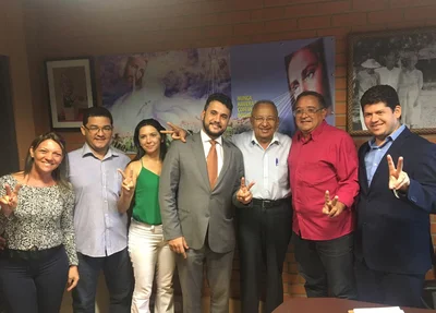 Dr. Pessoa e comitiva do Solidariedade 