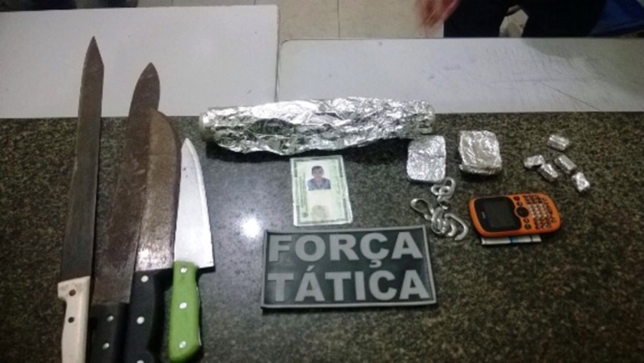 Objetos apreendidos 