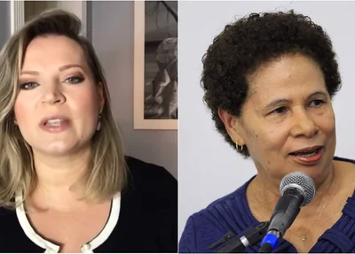 Jornalista Joice Hasselmann e Regina Sousa