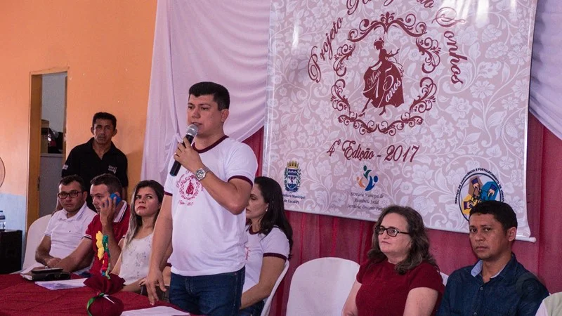 O prefeito de Cocal, Rubens Vieira, esteve no lançamento do projeto 